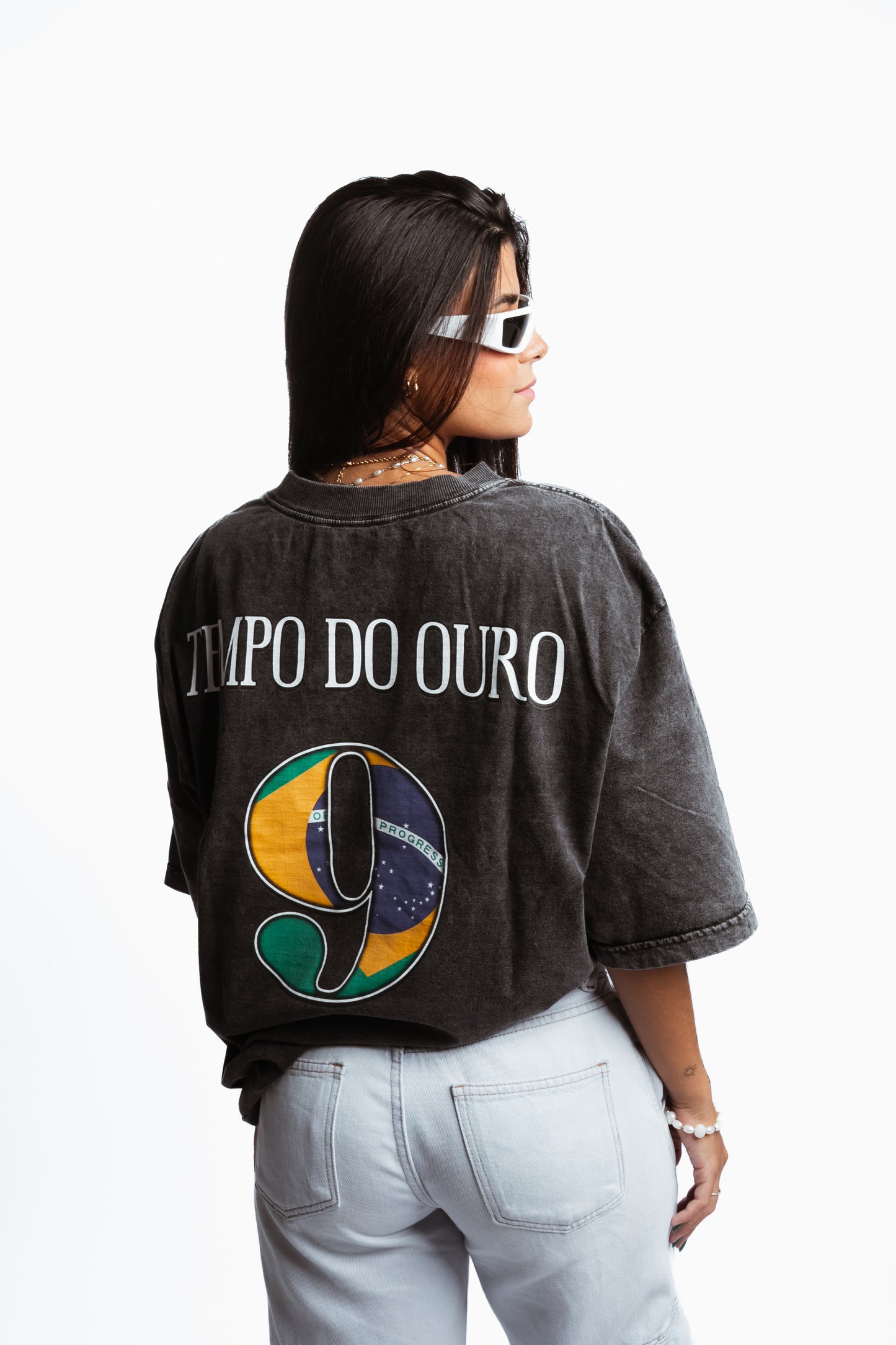 CAMISETA OVERSIZED TEMPO DO OURO