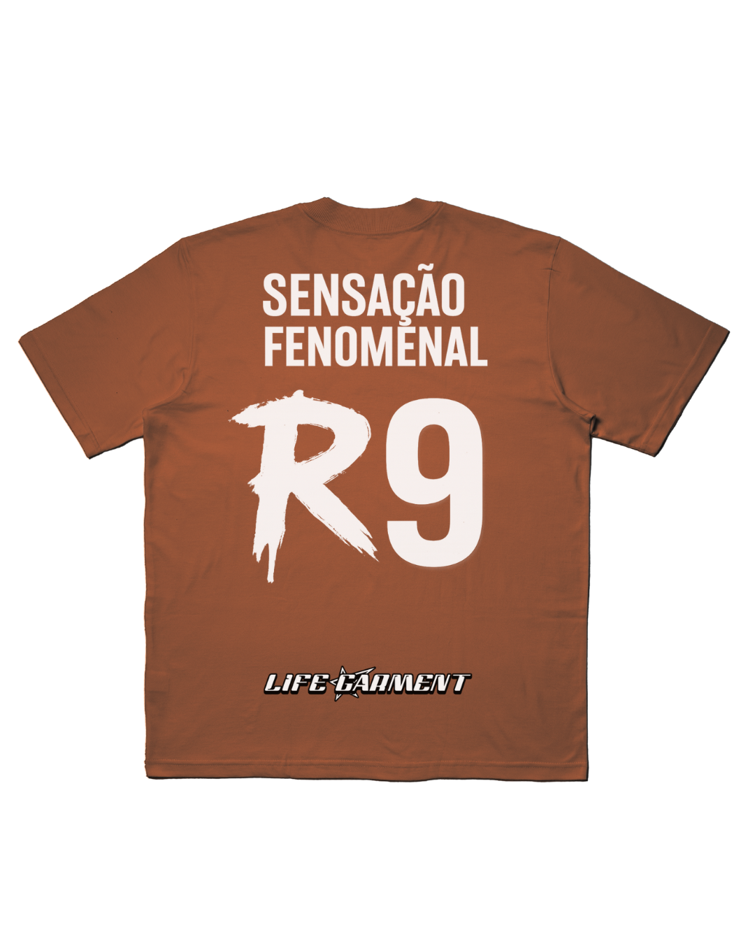 TEE OVERSIZED 'R9' - FRENTE E COSTAS