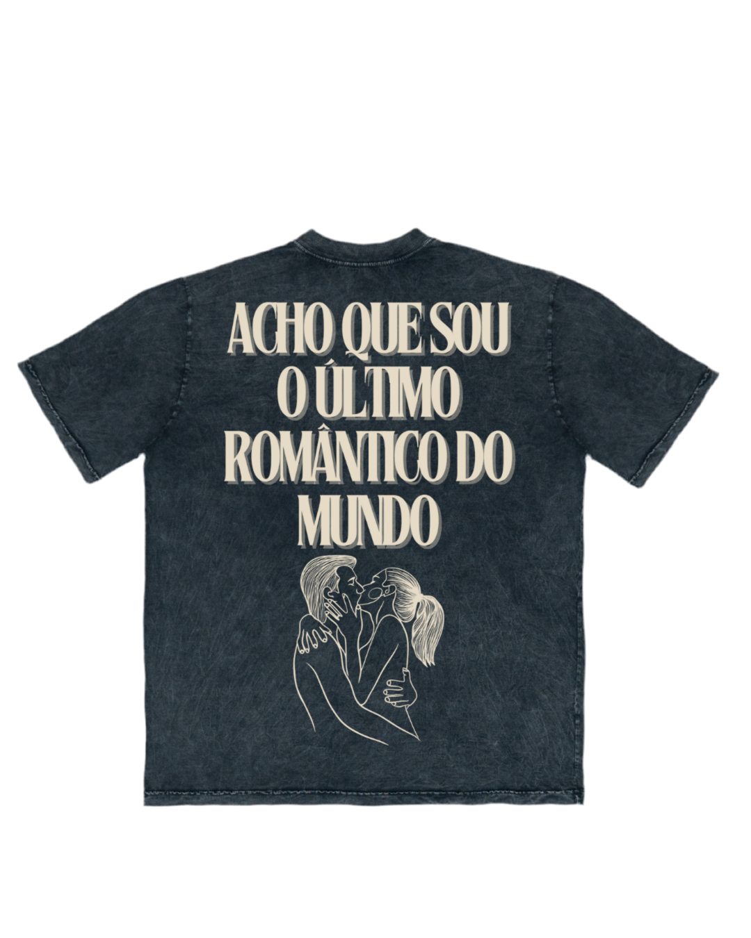 CAMISETA OVERSIZED 'SEJA ROMÂNTICO'