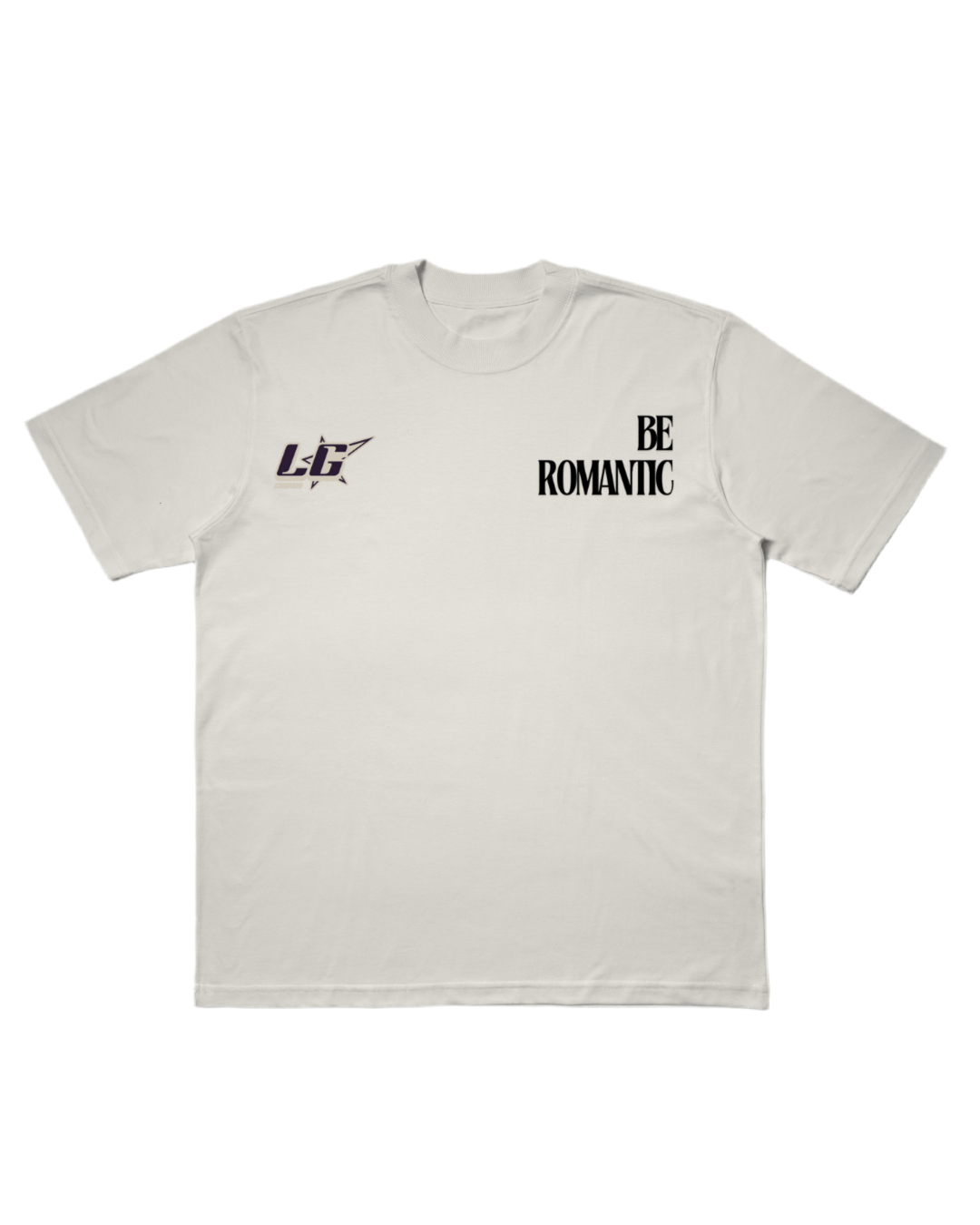 CAMISETA OVERSIZED 'SEJA ROMÂNTICO'