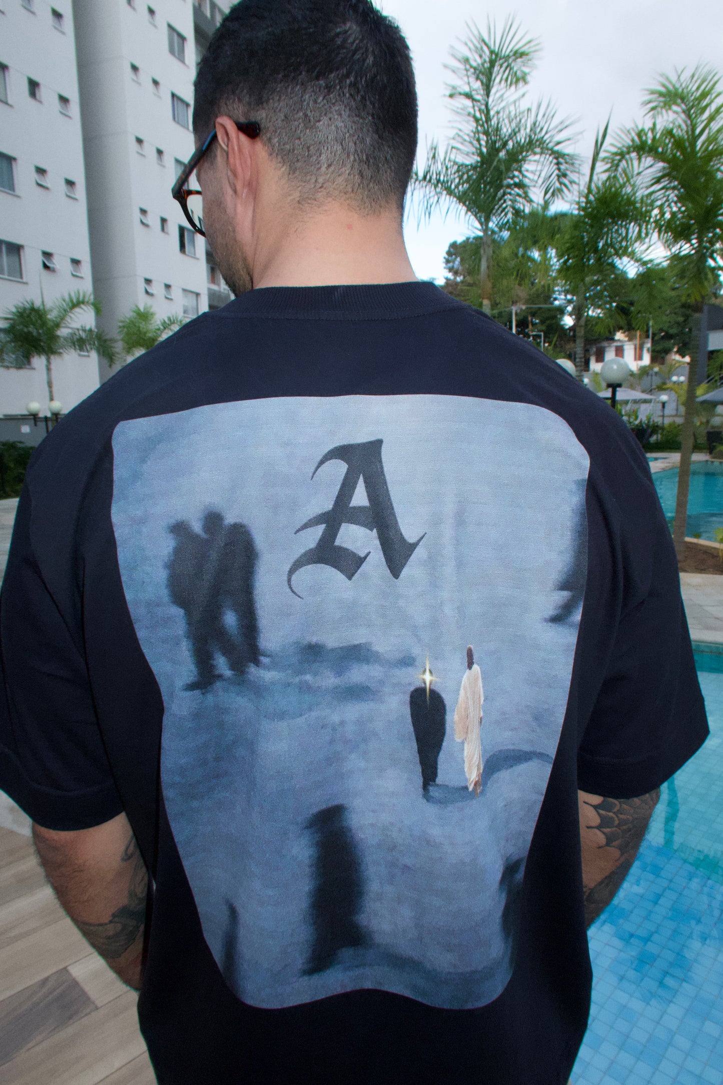 TEE OVERSIZED 'BEST FRIEND'