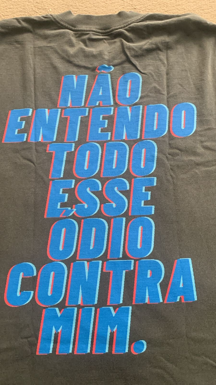 CAMISETA OVERSIZED ÓDIO