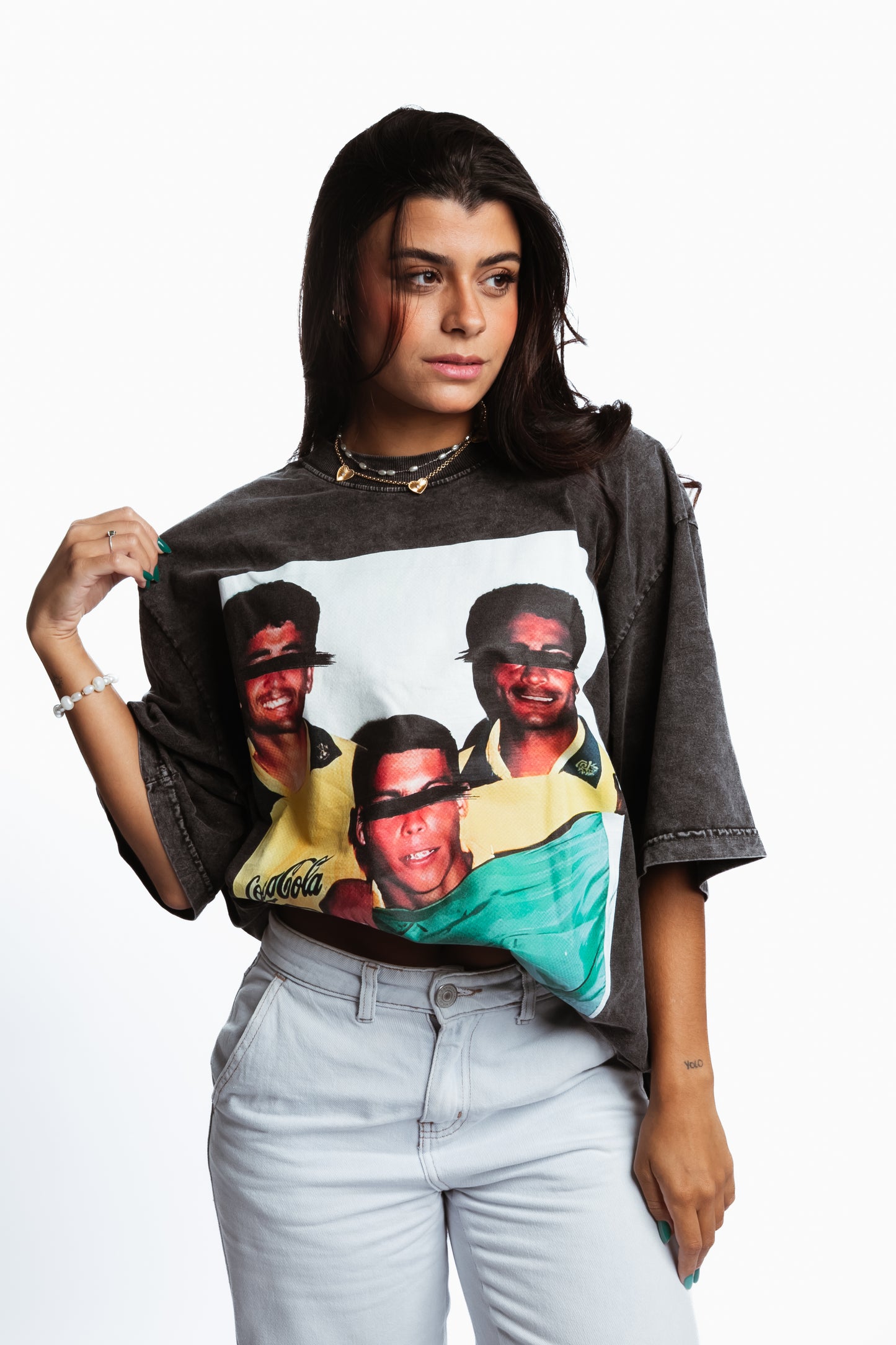 CAMISETA OVERSIZED TEMPO DO OURO