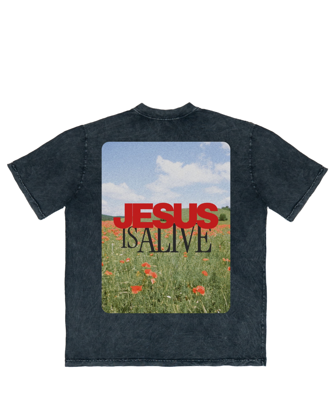 TEE OVERSIZED 'JESUS IS ALIVE'