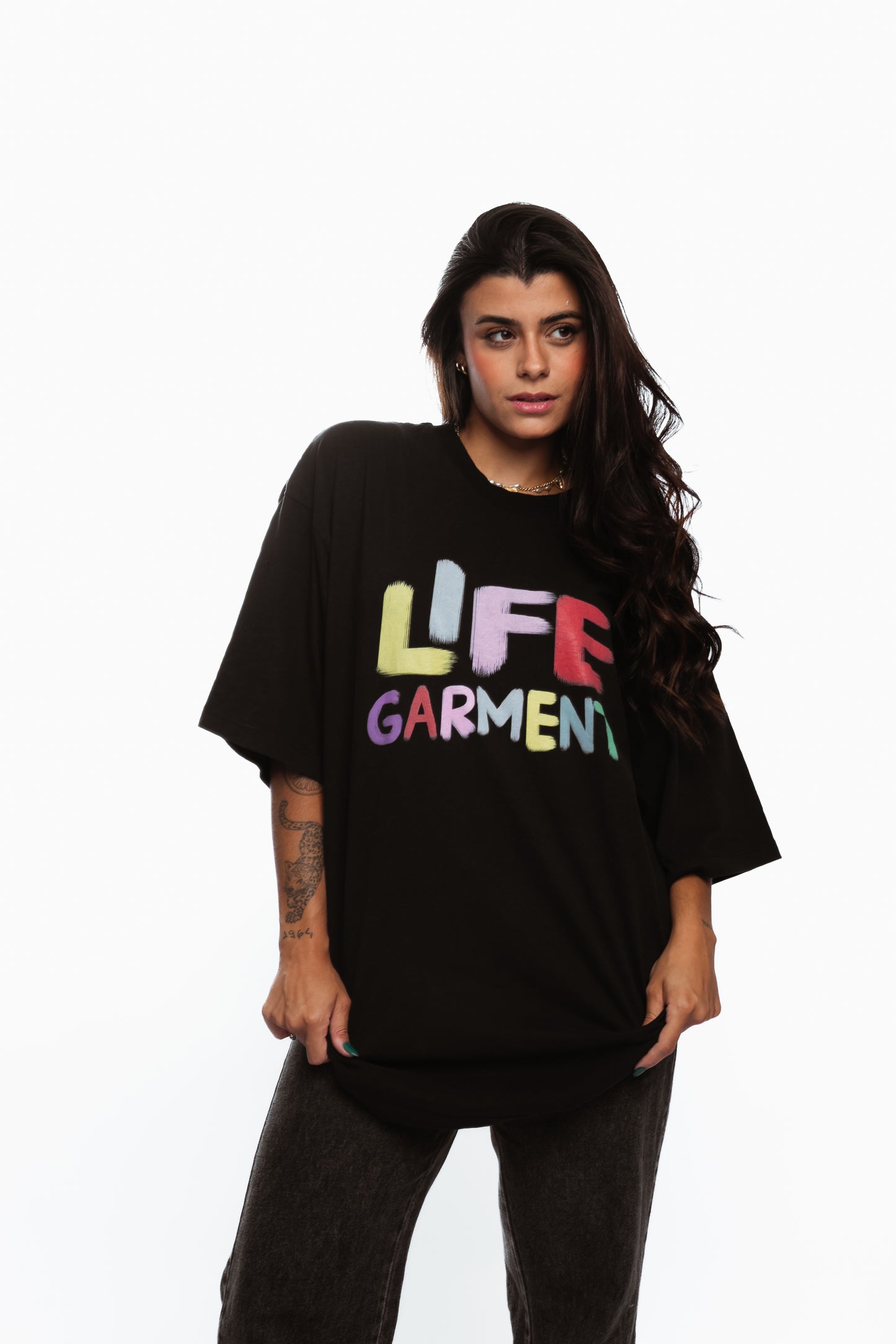 CAMISETA OVERSIZED 'NÃO F❤️DA OS MEUS SENTIMENTOS'