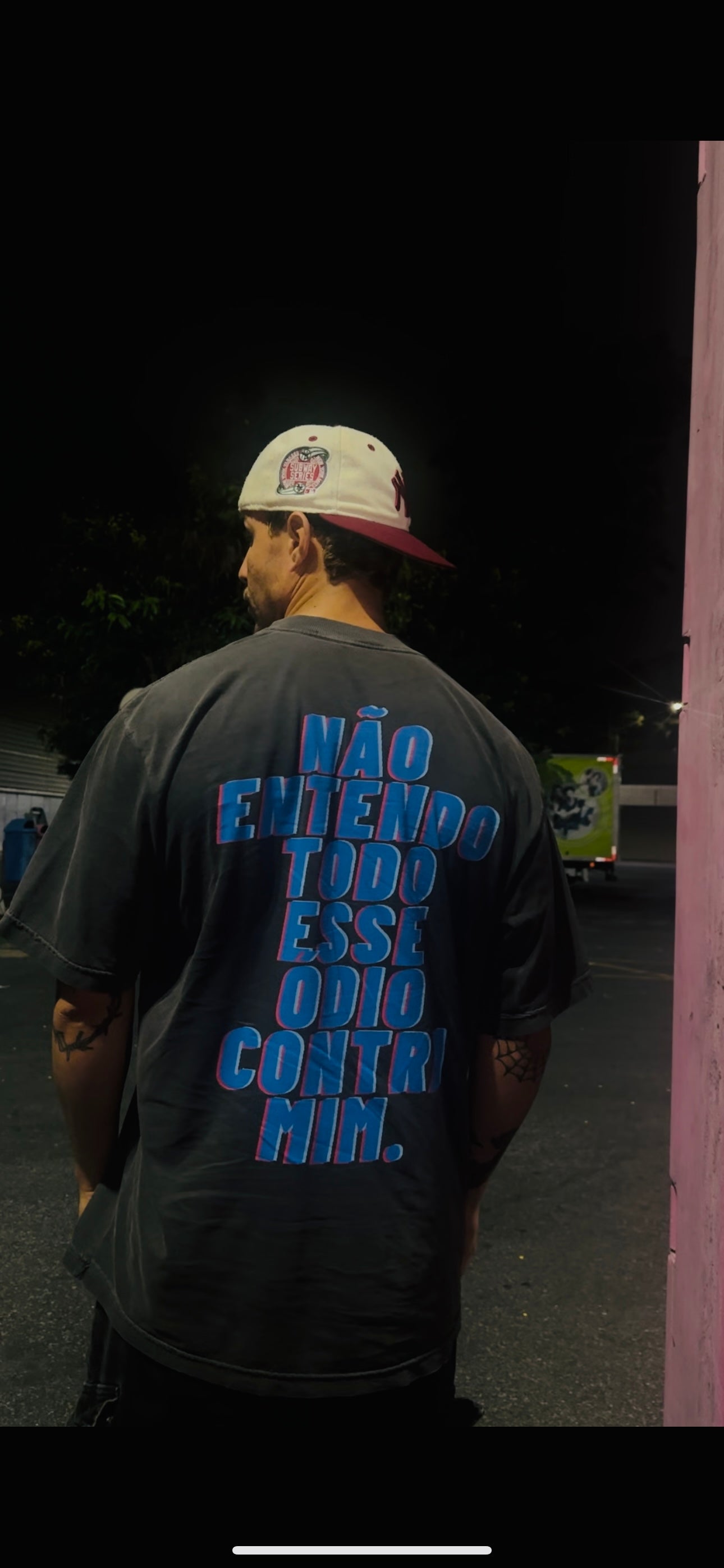 CAMISETA OVERSIZED ÓDIO