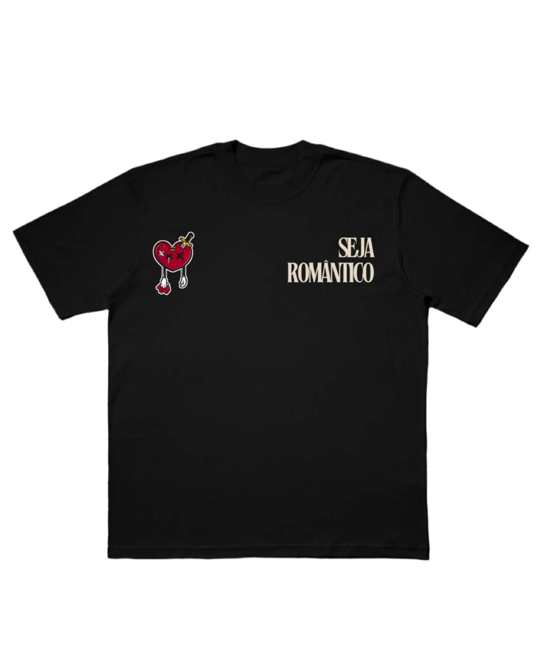 CAMISETA OVERSIZED 'ROSAS VERMELHAS'