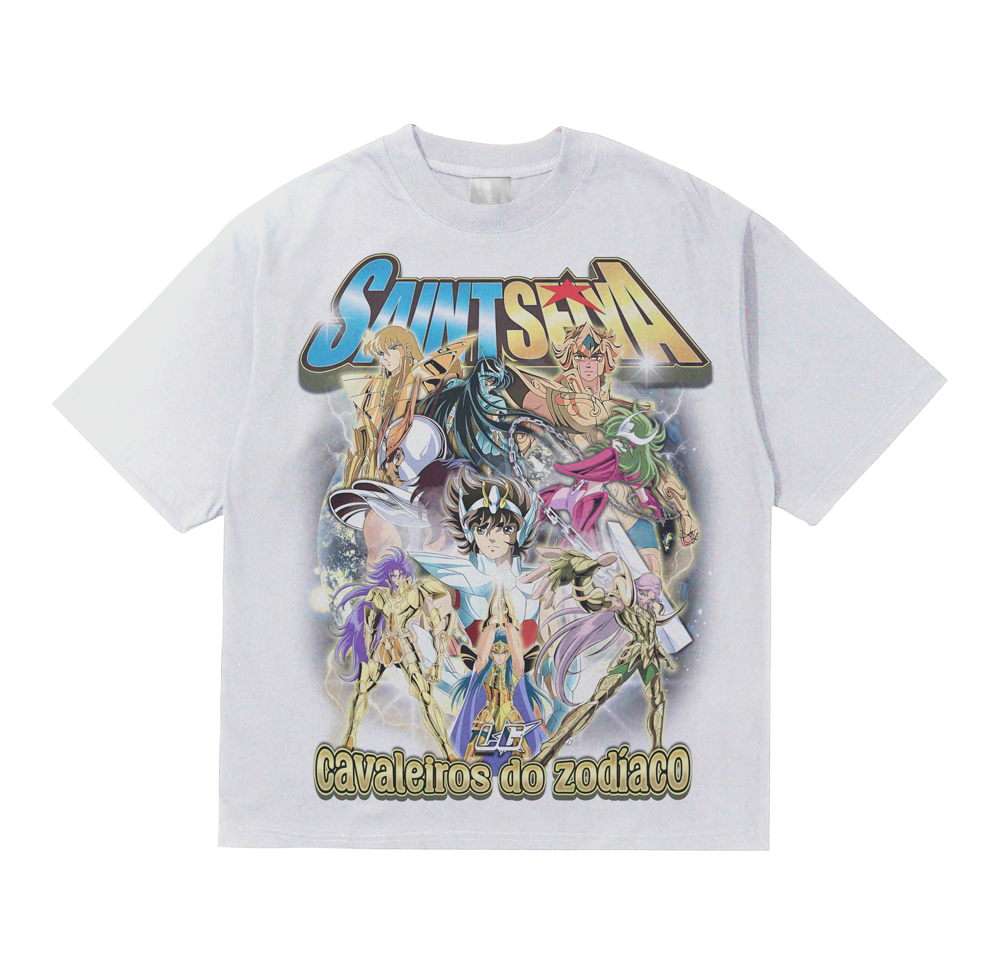 CAMISETA OVERSIZED CAVALEIROS DOS ZODÍACO