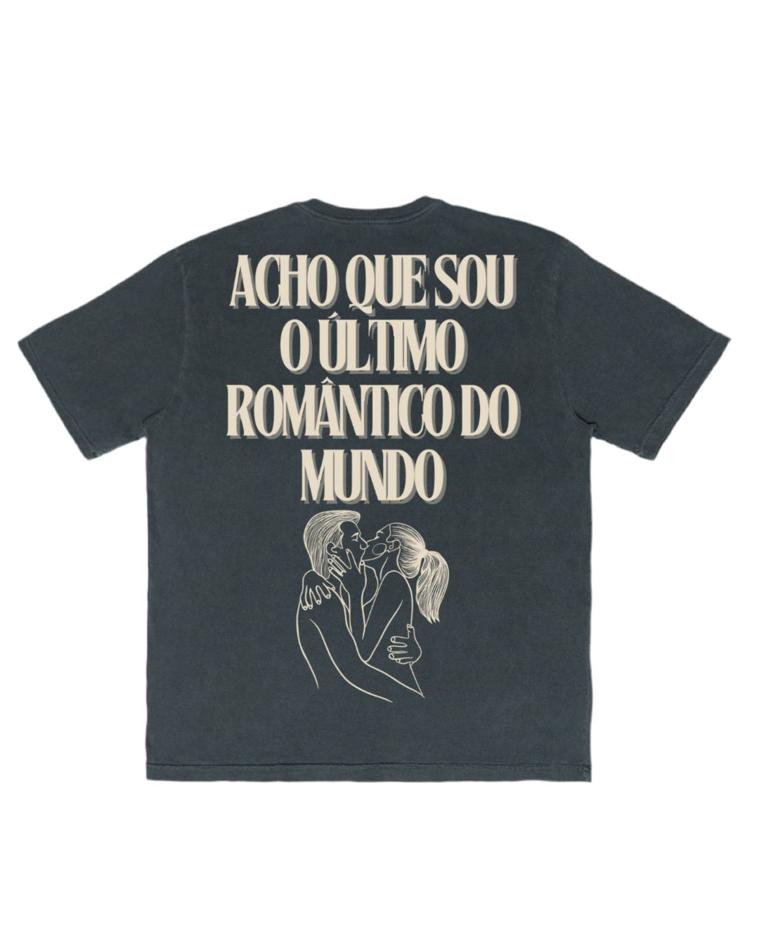 CAMISETA OVERSIZED 'SEJA ROMÂNTICO'