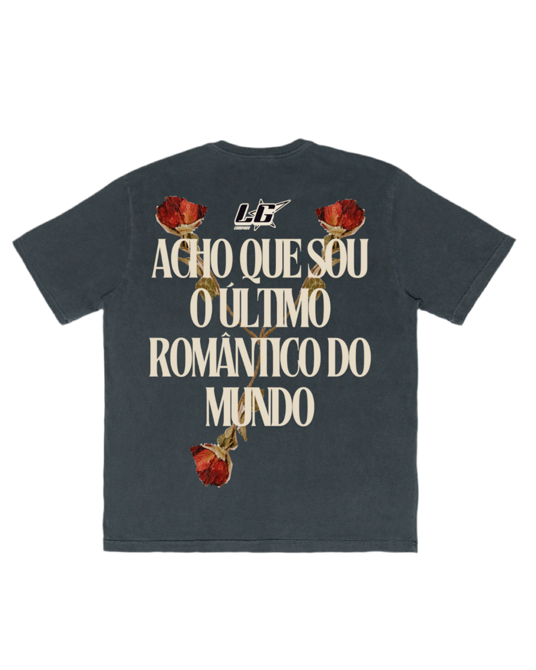 CAMISETA OVERSIZED 'ROSAS VERMELHAS'