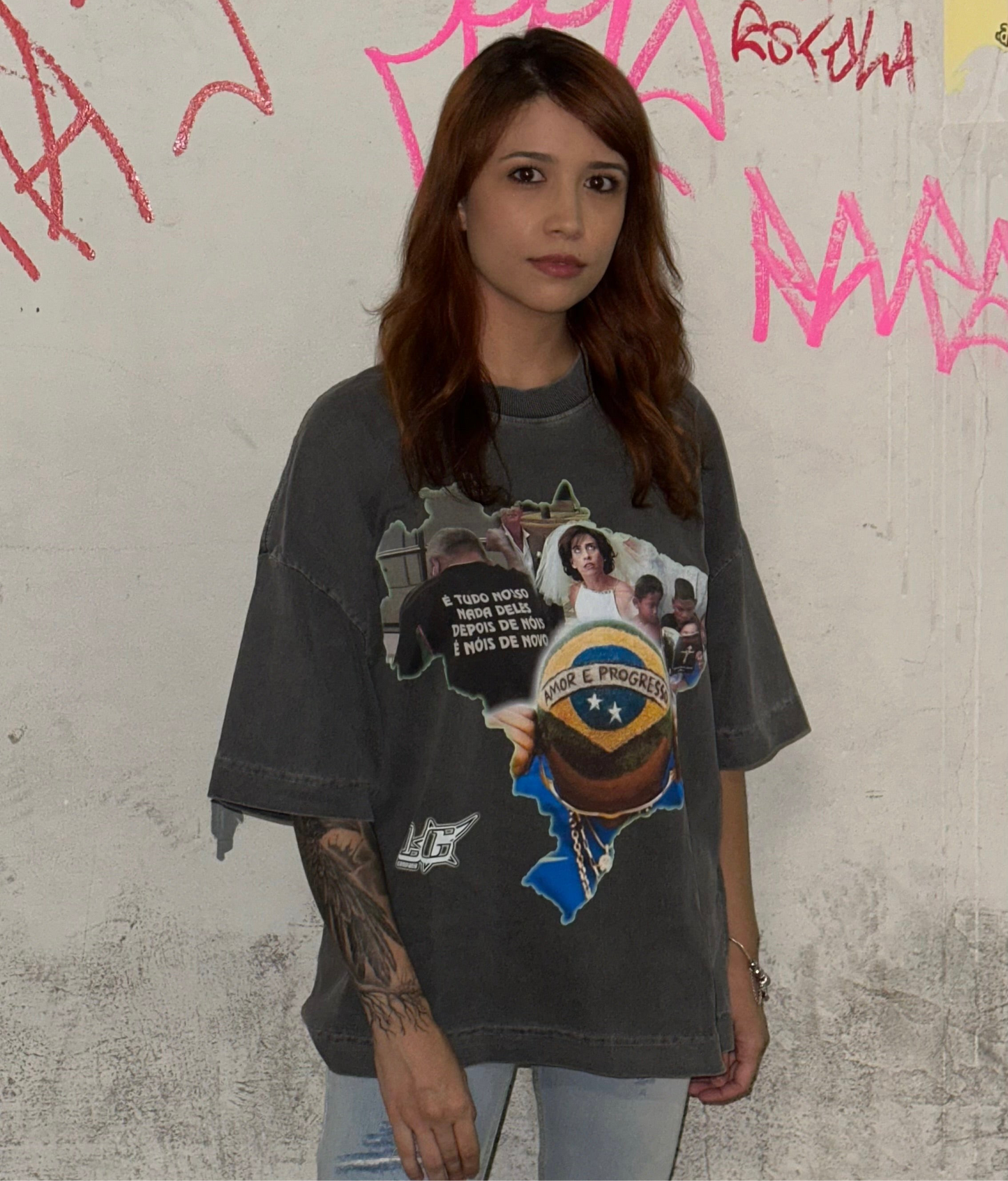 CAMISETA OVERSIZED É TUDO NOSSO