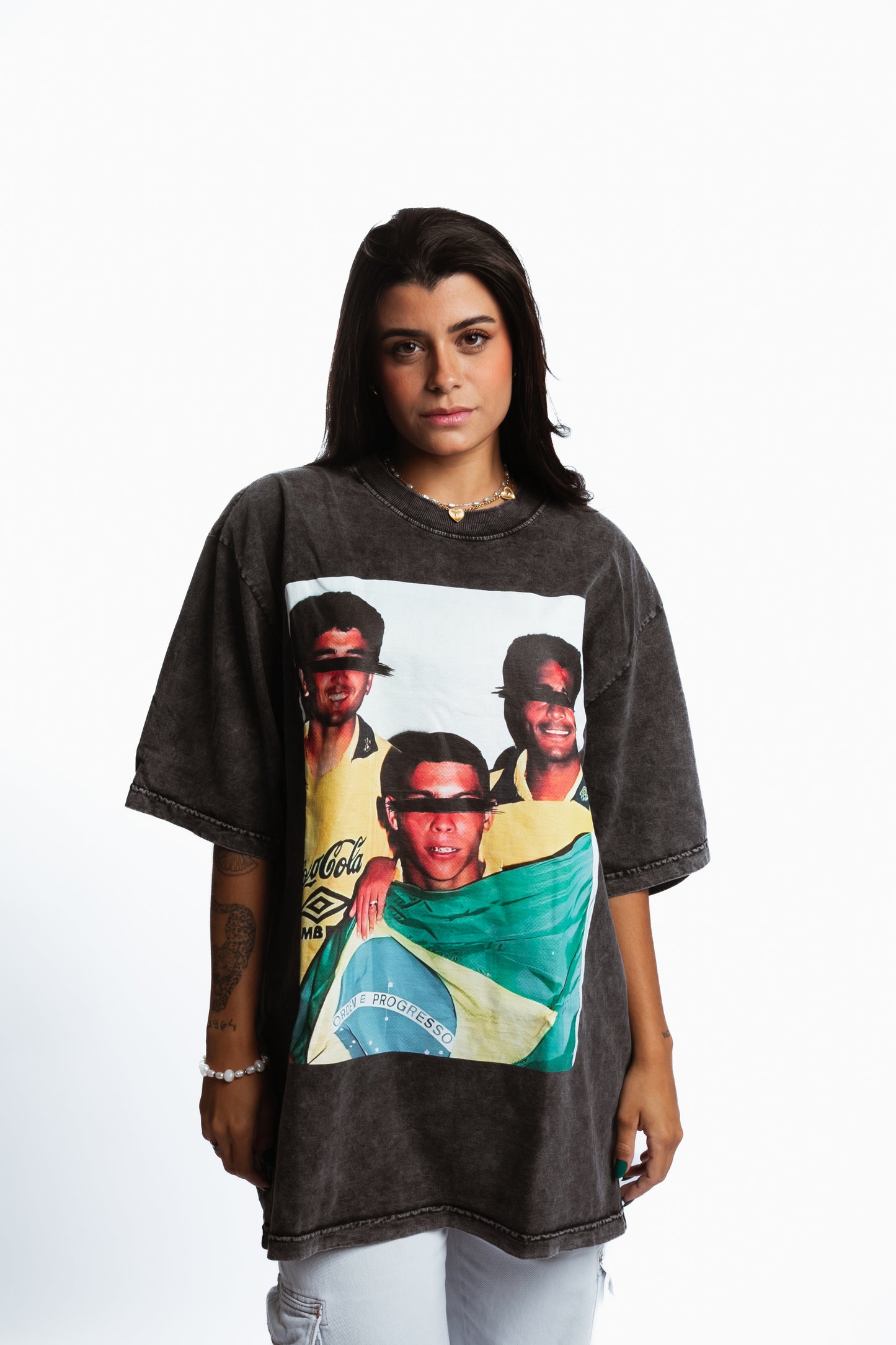 CAMISETA OVERSIZED TEMPO DO OURO