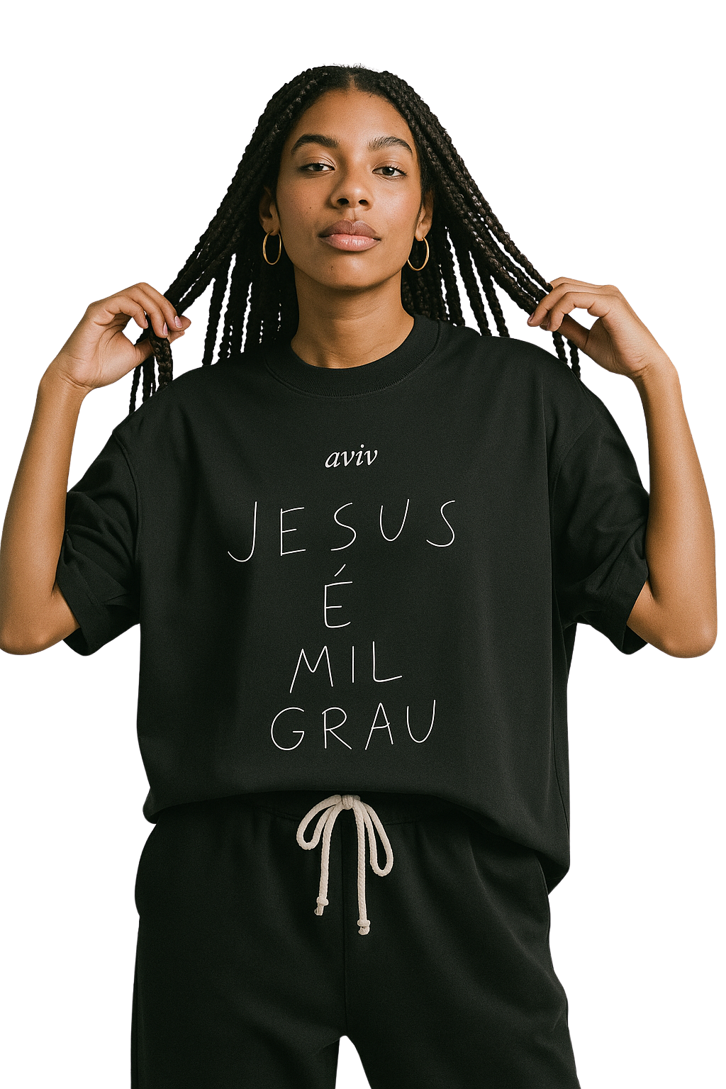 TEE OVERSIZED 'MIL GRAU'
