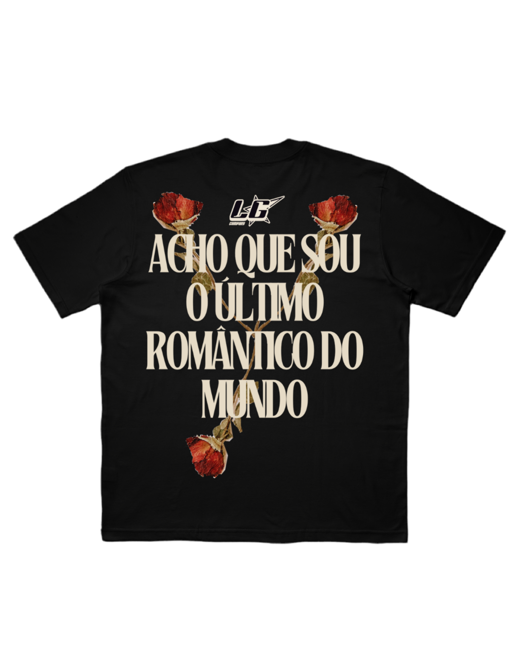 CAMISETA OVERSIZED 'ROSAS VERMELHAS'