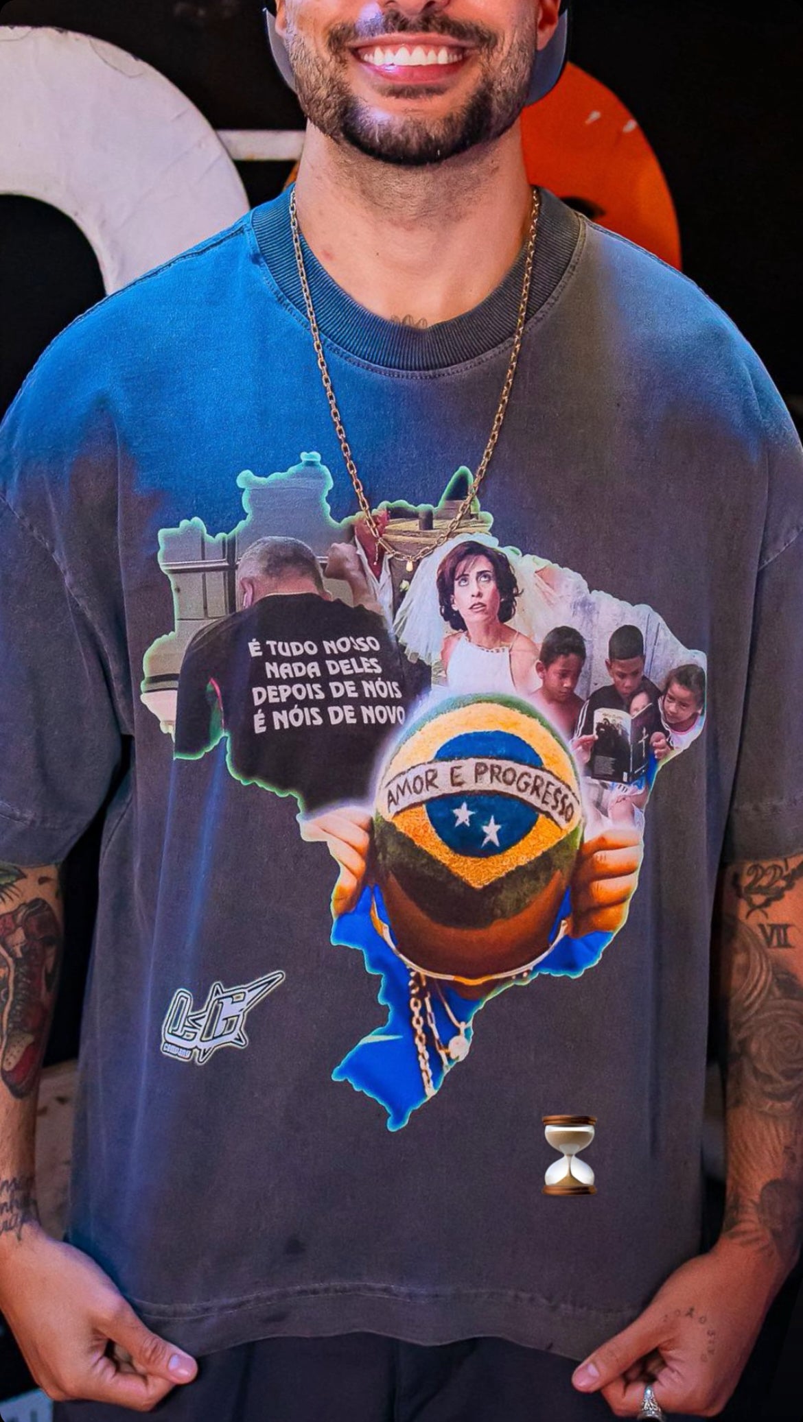 CAMISETA OVERSIZED É TUDO NOSSO