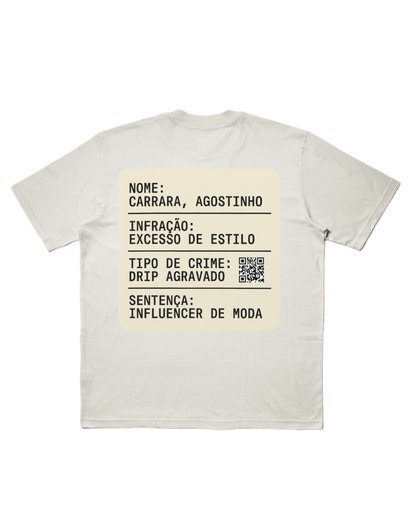 CAMISETA OVERSIZED 'AGOSTINHO STYLE'
