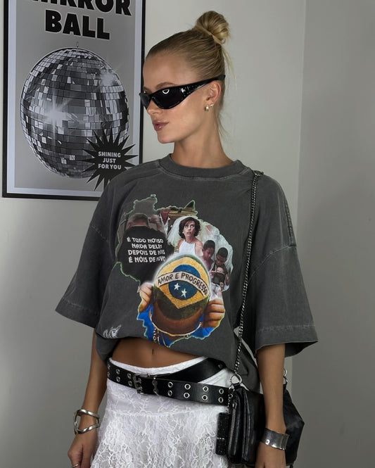 TEE OVERSIZED 'BRASIL' - FRENTE