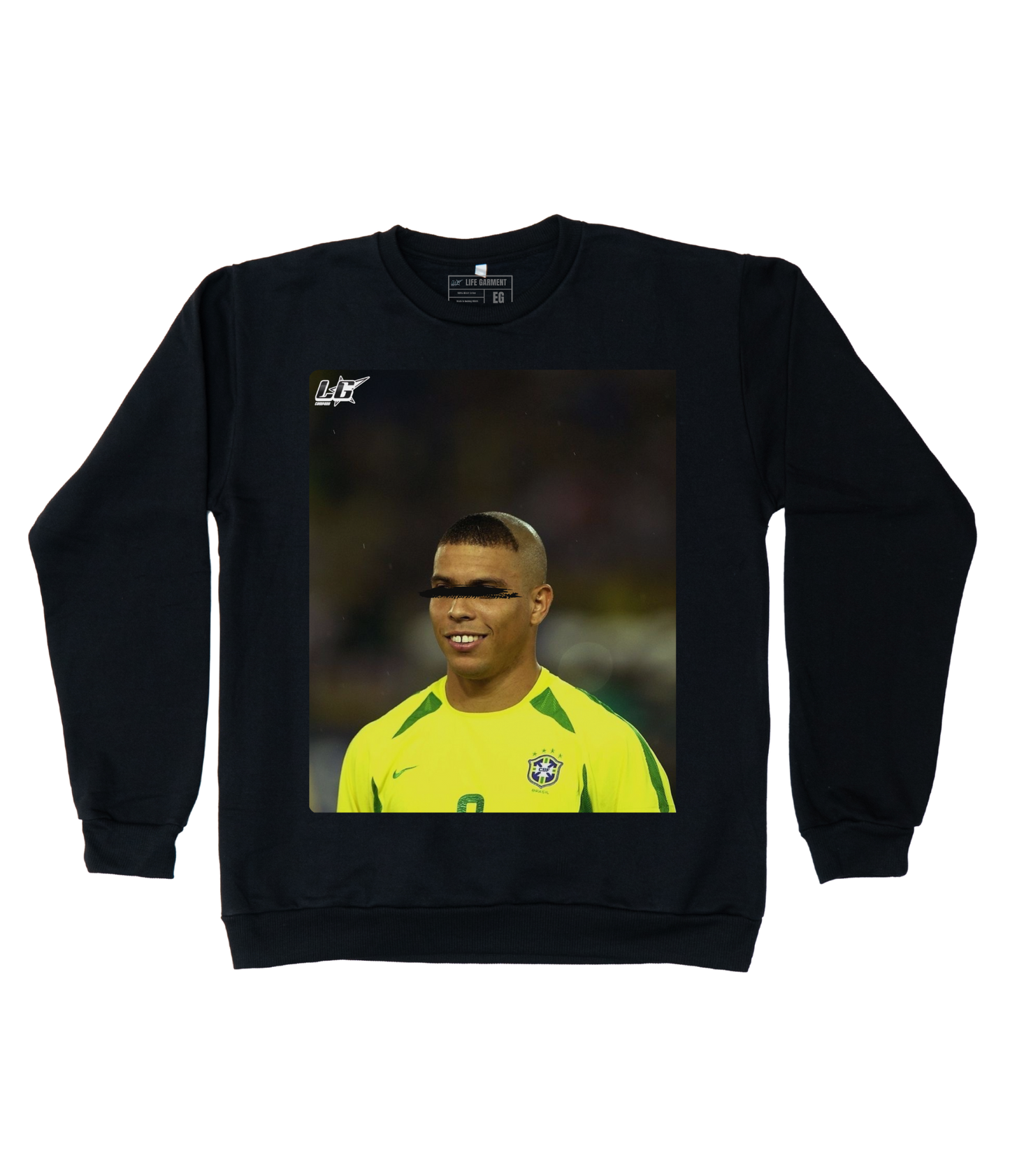 MOLETOM CARECA 'R9' - FRENTE E COSTAS