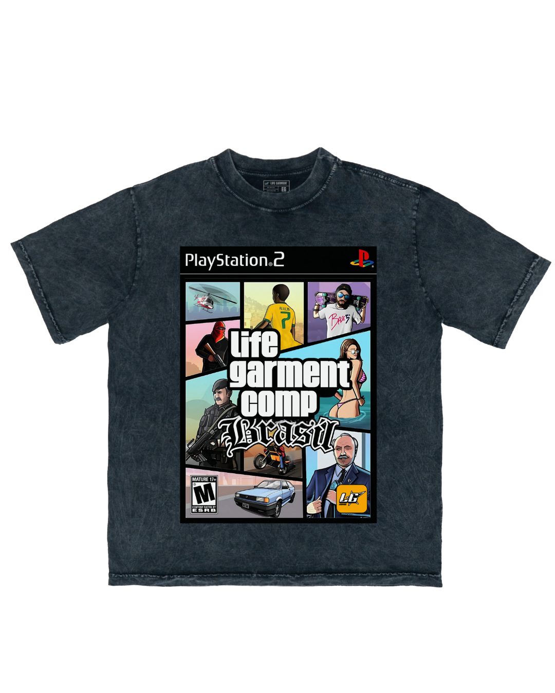 TEE OVERSIZED 'GTA' - FRENTE