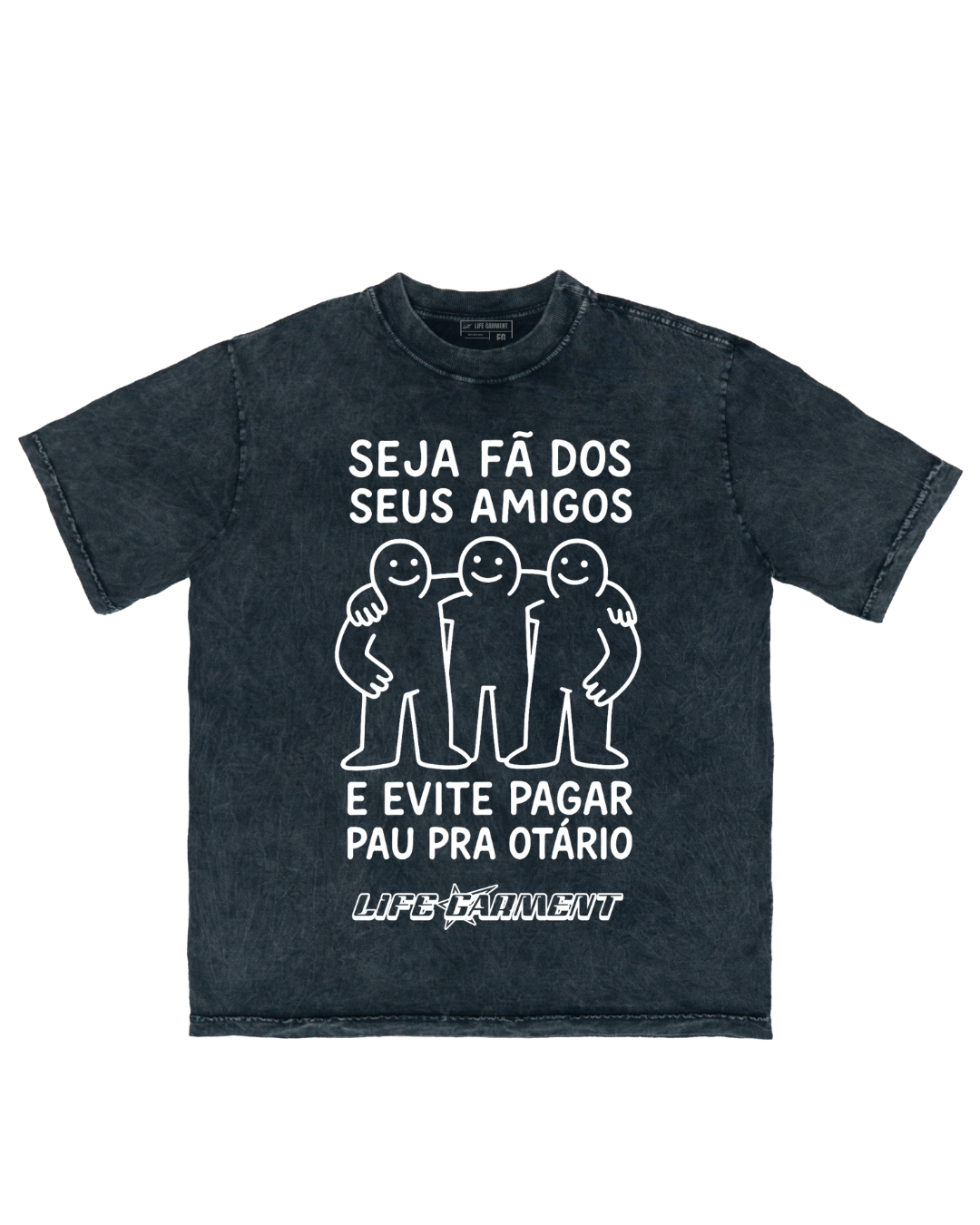 TEE OVERSIZED 'AMIGOS' - FRENTE