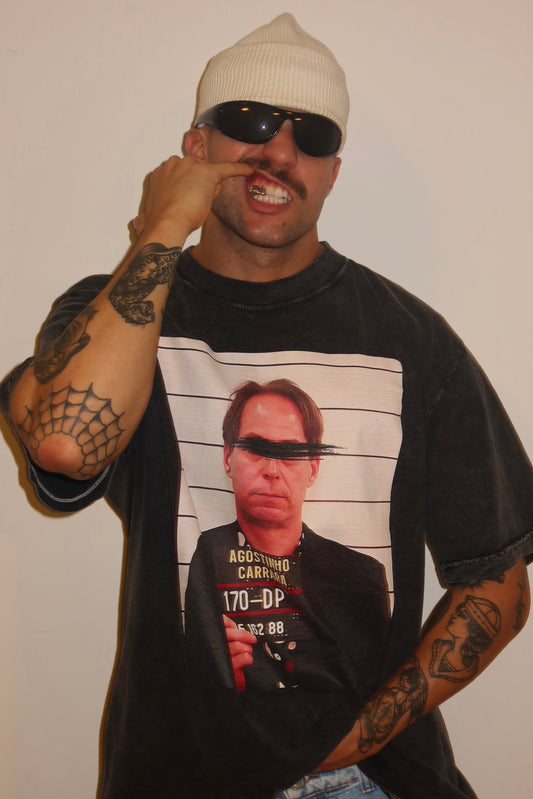 TEE OVERSIZED 'AGOSTINHO STYLE' - FRENTE E COSTAS