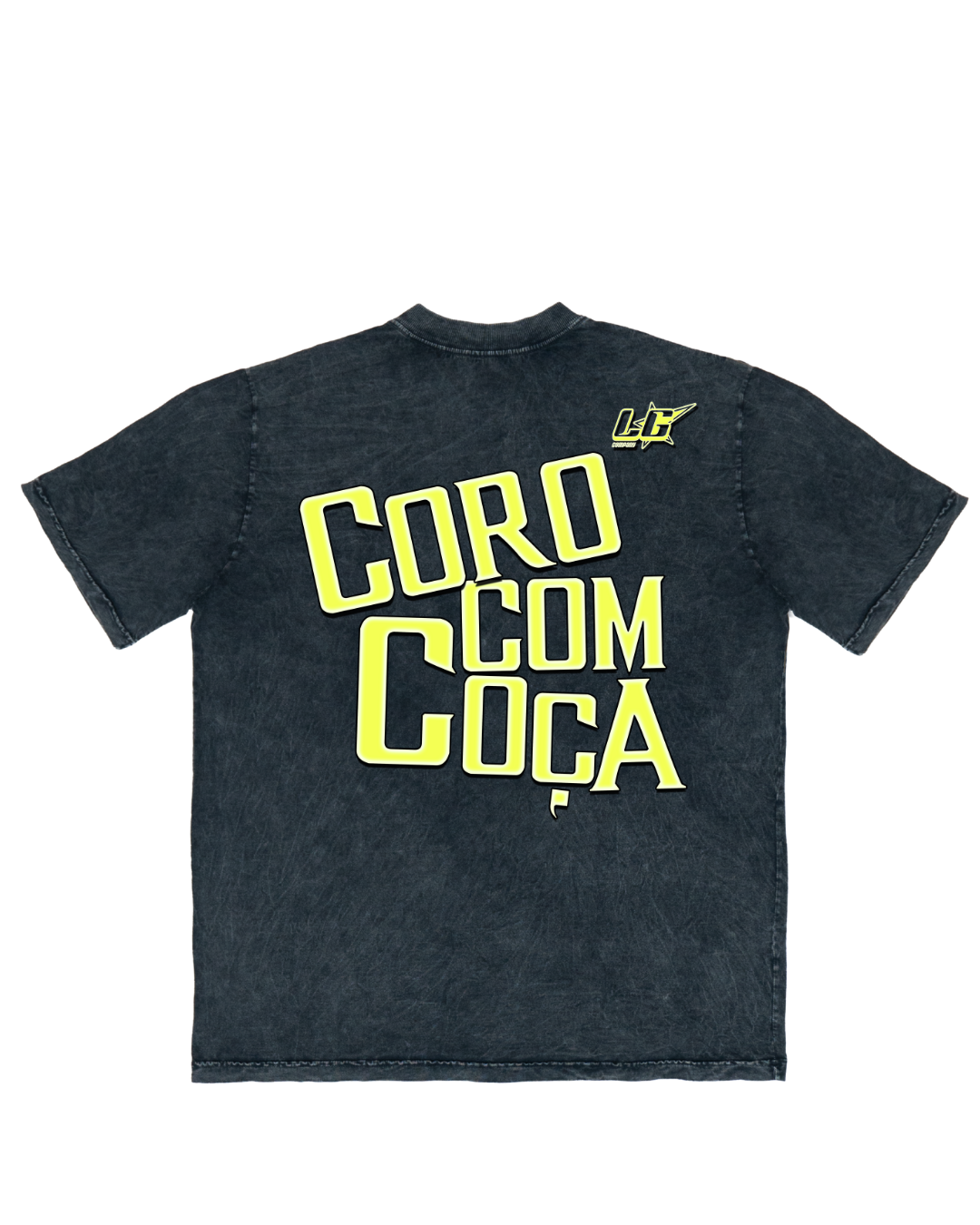 TEE OVERSIZED 'PT' - FRENTE E COSTAS