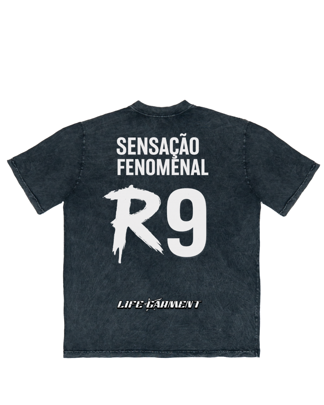 TEE OVERSIZED 'R9' - FRENTE E COSTAS