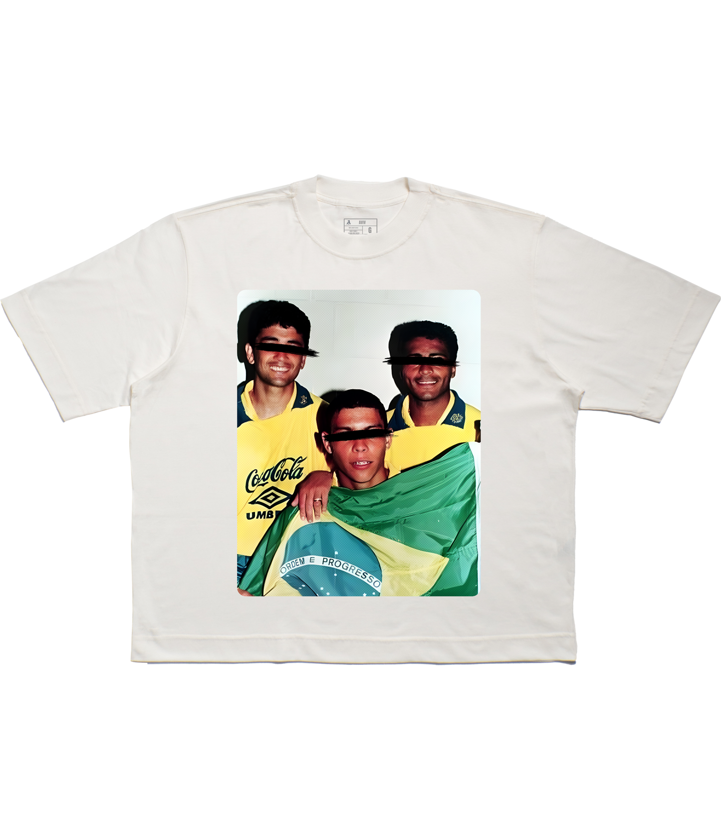 TEE BOXY 'TEMPO DO OURO' - FRENTE E COSTAS