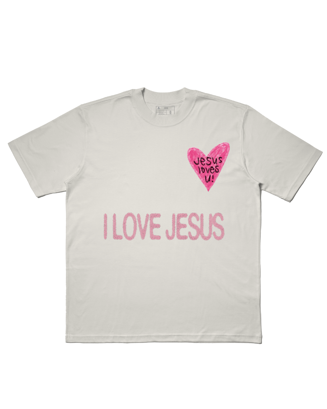 TEE OVERSIZED 'I LOVE JESUS'