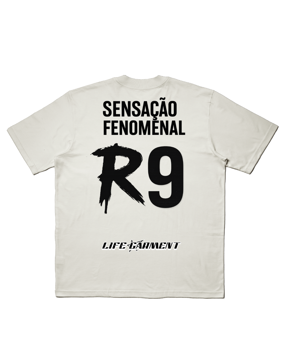 TEE OVERSIZED 'R9' - FRENTE E COSTAS