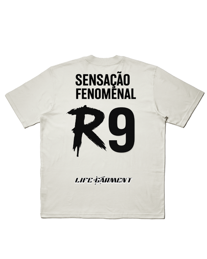 TEE OVERSIZED 'R9' - FRENTE E COSTAS