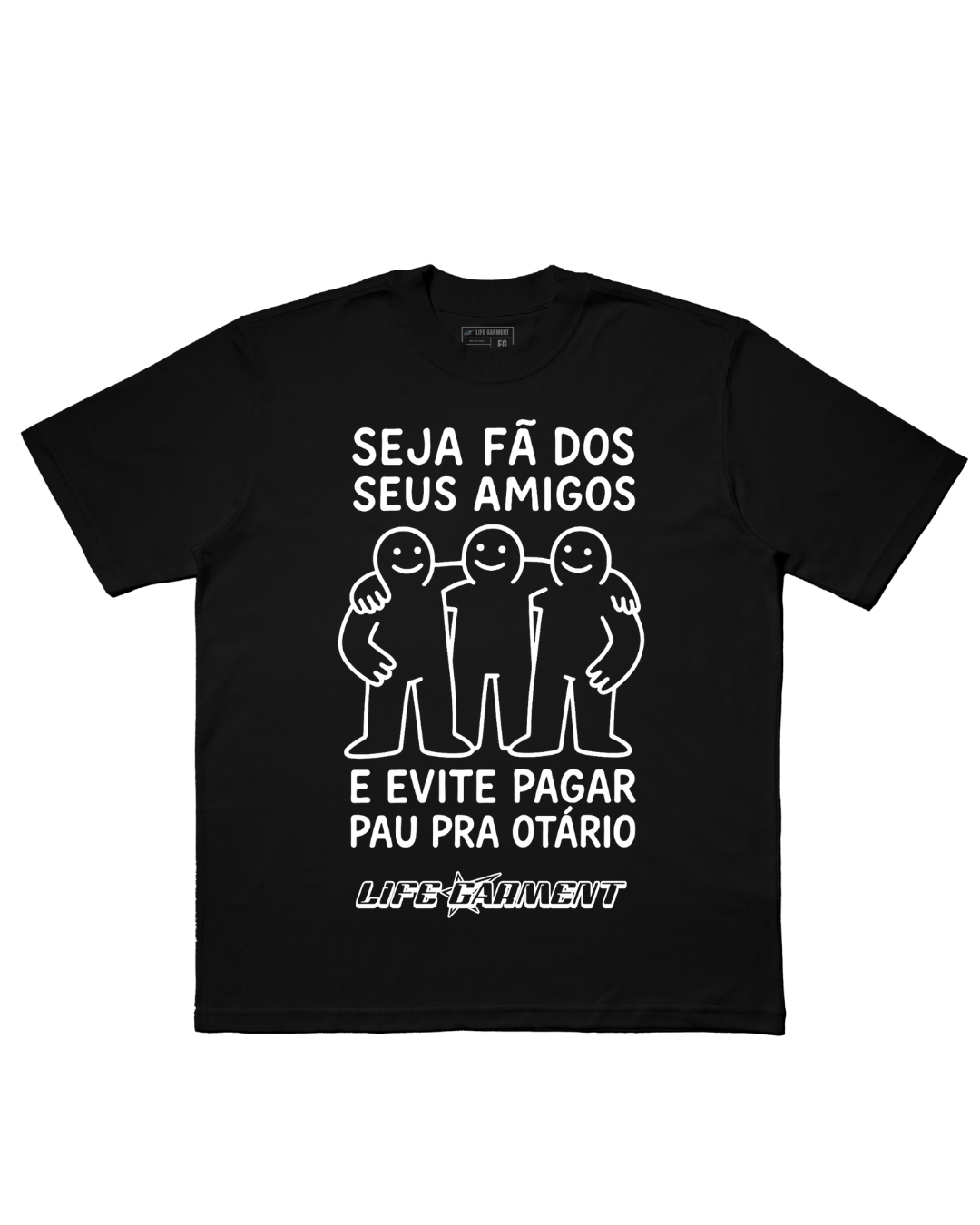 TEE OVERSIZED 'AMIGOS' - FRENTE