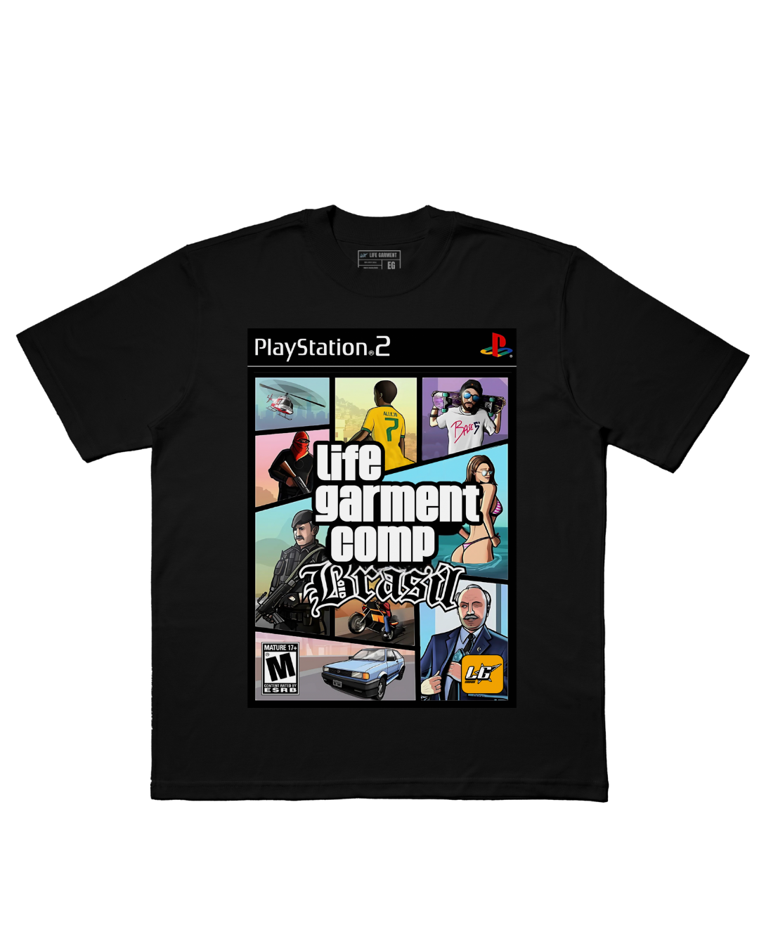 TEE OVERSIZED 'GTA' - FRENTE