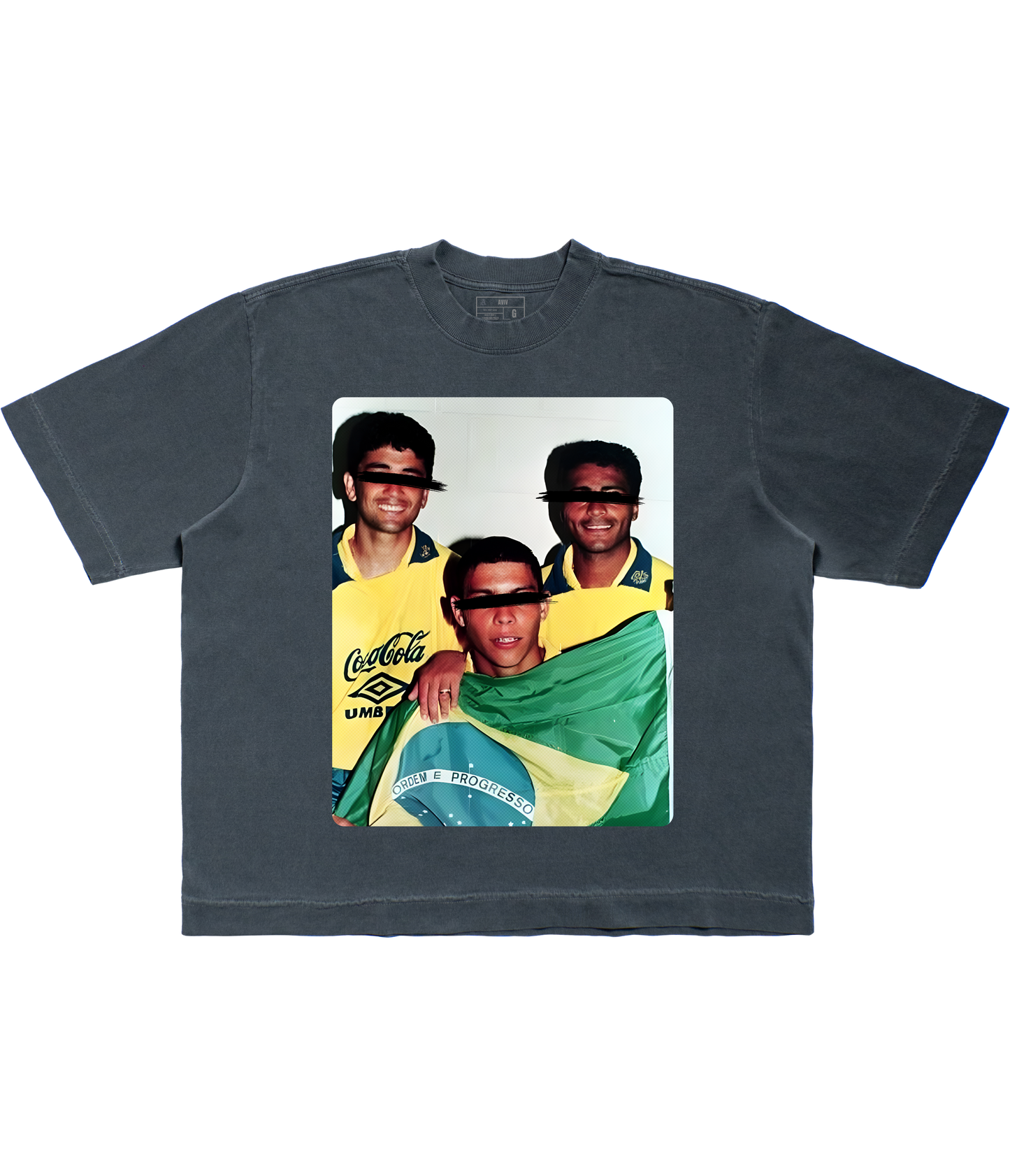 TEE BOXY 'TEMPO DO OURO' - FRENTE E COSTAS