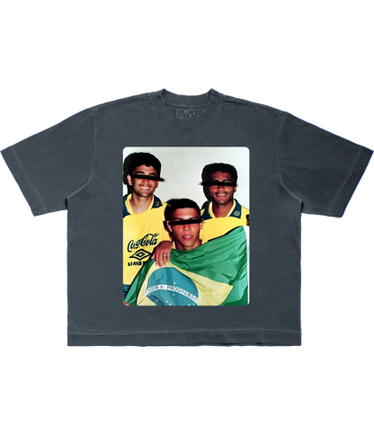 TEE BOXY 'TEMPO DO OURO' - FRENTE E COSTAS