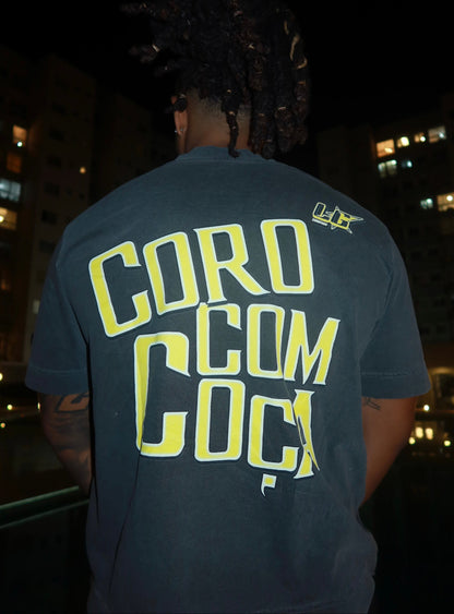 TEE OVERSIZED 'PT' - FRENTE E COSTAS