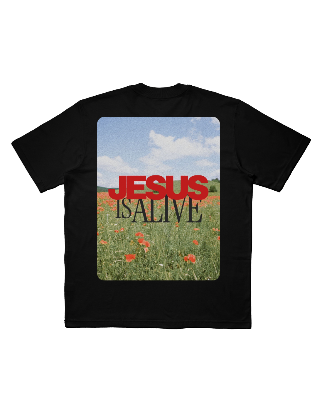 TEE OVERSIZED 'JESUS IS ALIVE'
