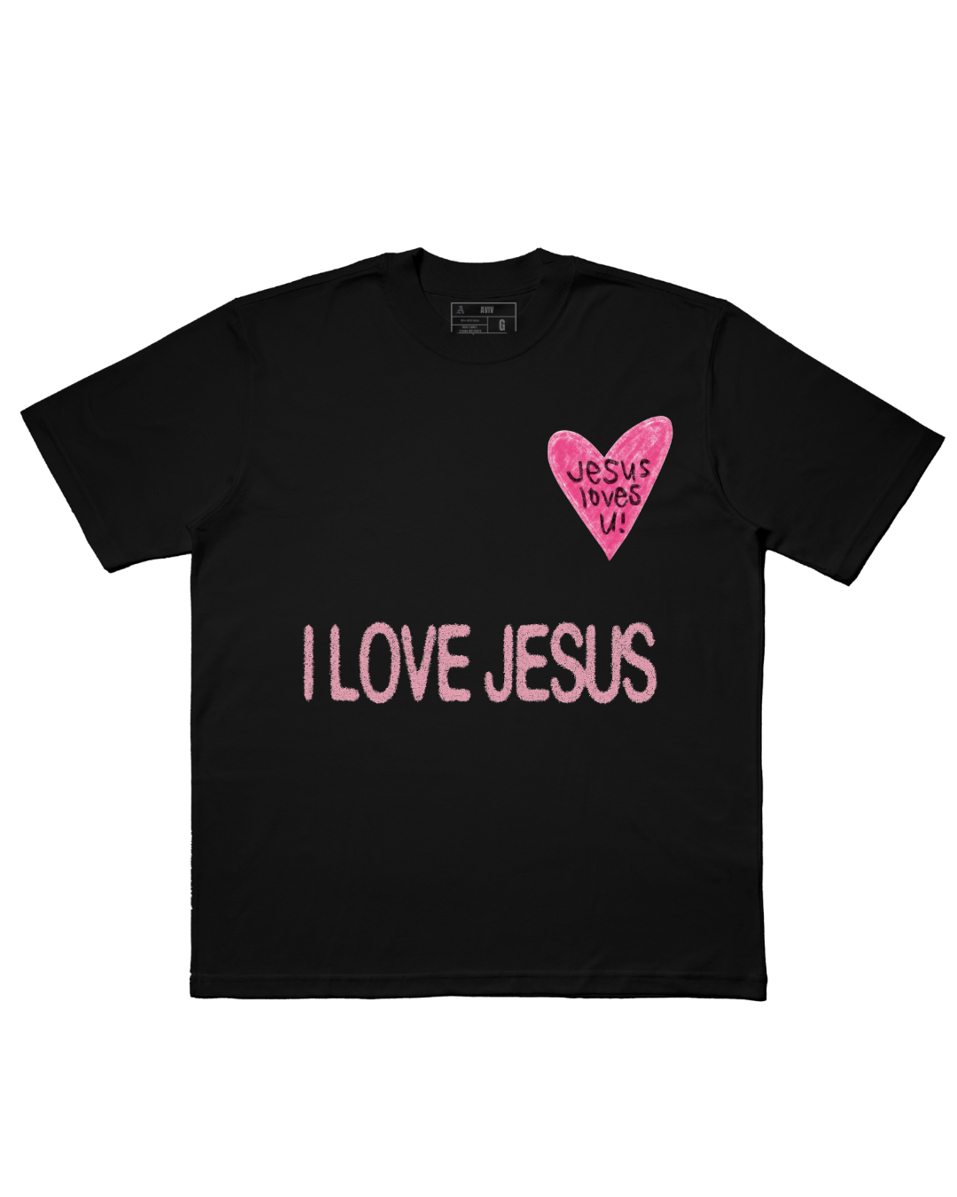 TEE OVERSIZED 'I LOVE JESUS'