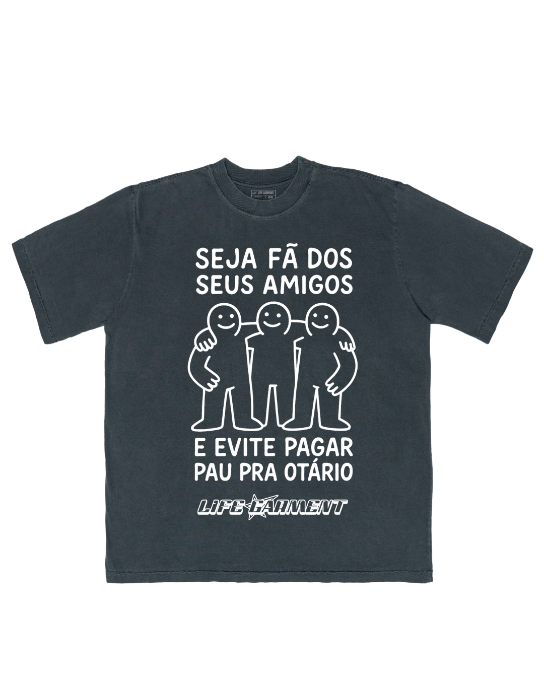 TEE OVERSIZED 'AMIGOS' - FRENTE