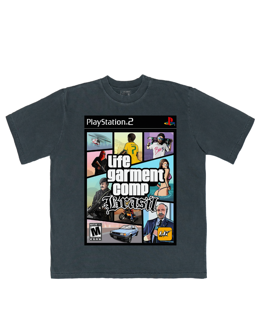 TEE OVERSIZED 'GTA' - FRENTE