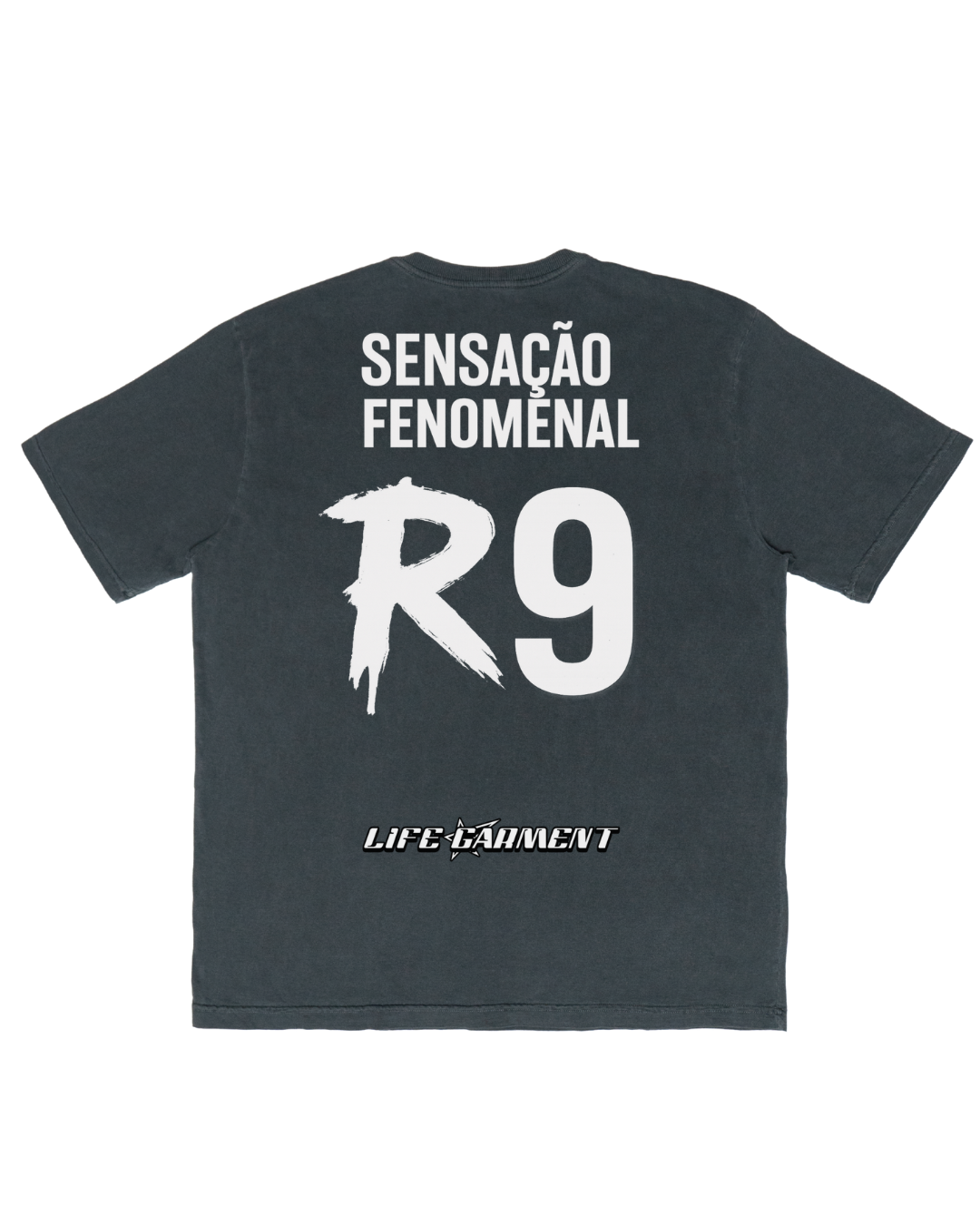 TEE OVERSIZED 'R9' - FRENTE E COSTAS
