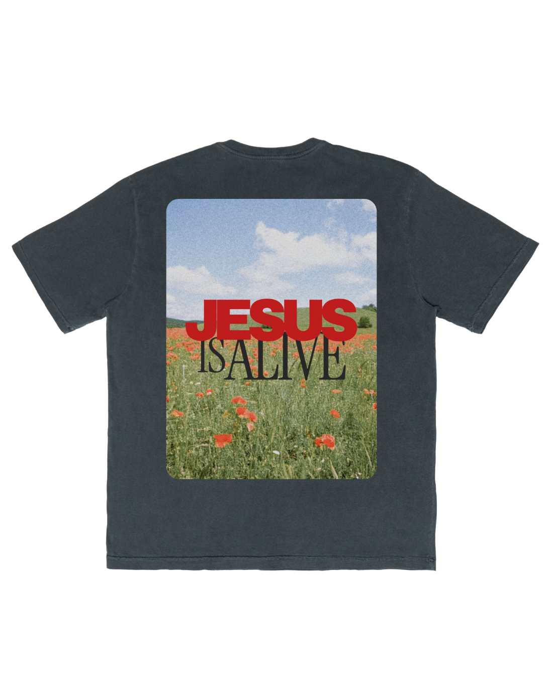TEE OVERSIZED 'JESUS IS ALIVE'