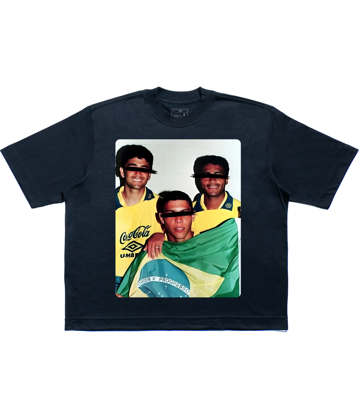 TEE BOXY 'TEMPO DO OURO' - FRENTE E COSTAS