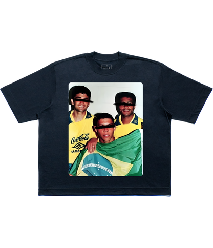 TEE BOXY 'TEMPO DO OURO' - FRENTE E COSTAS