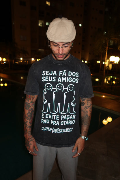 TEE OVERSIZED 'AMIGOS' - FRENTE