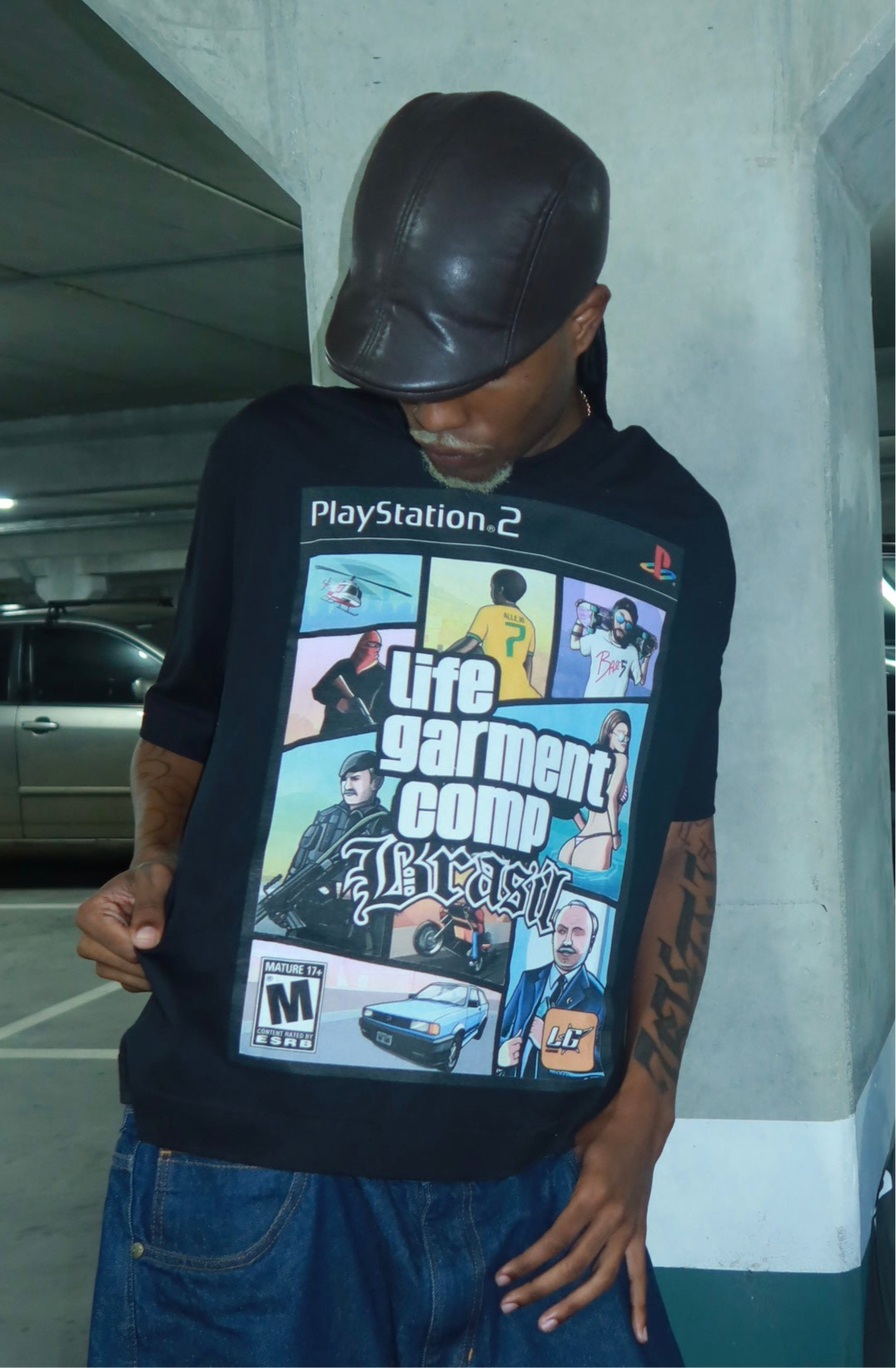 TEE OVERSIZED 'GTA' - FRENTE