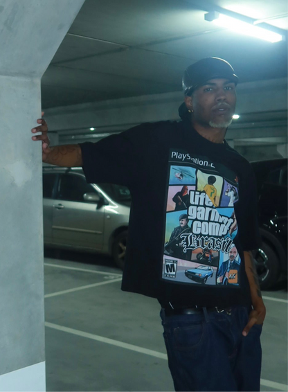 TEE OVERSIZED 'GTA' - FRENTE