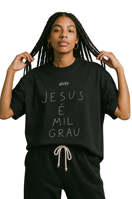 TEE OVERSIZED 'MIL GRAU'