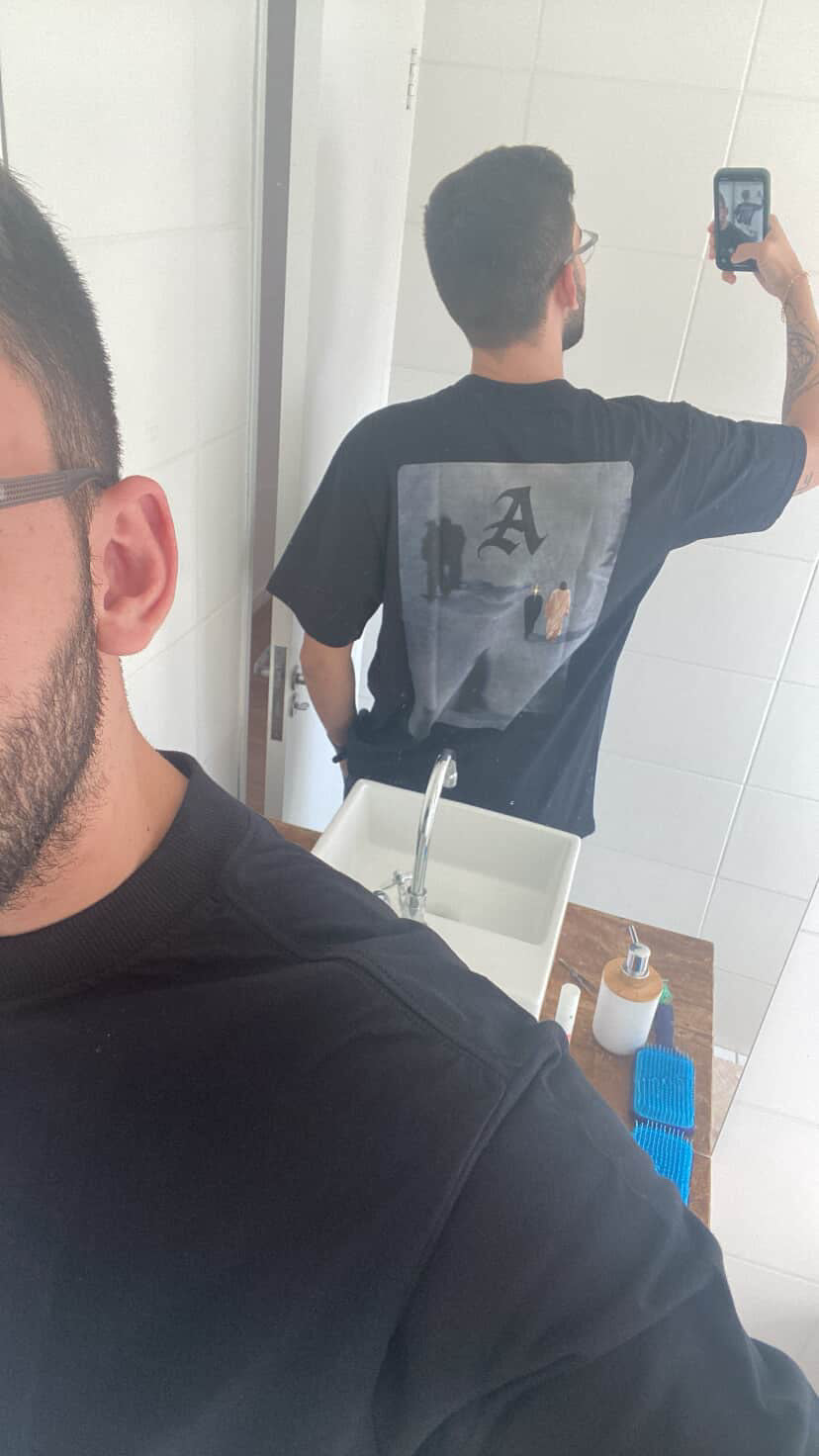 TEE OVERSIZED 'BEST FRIEND'