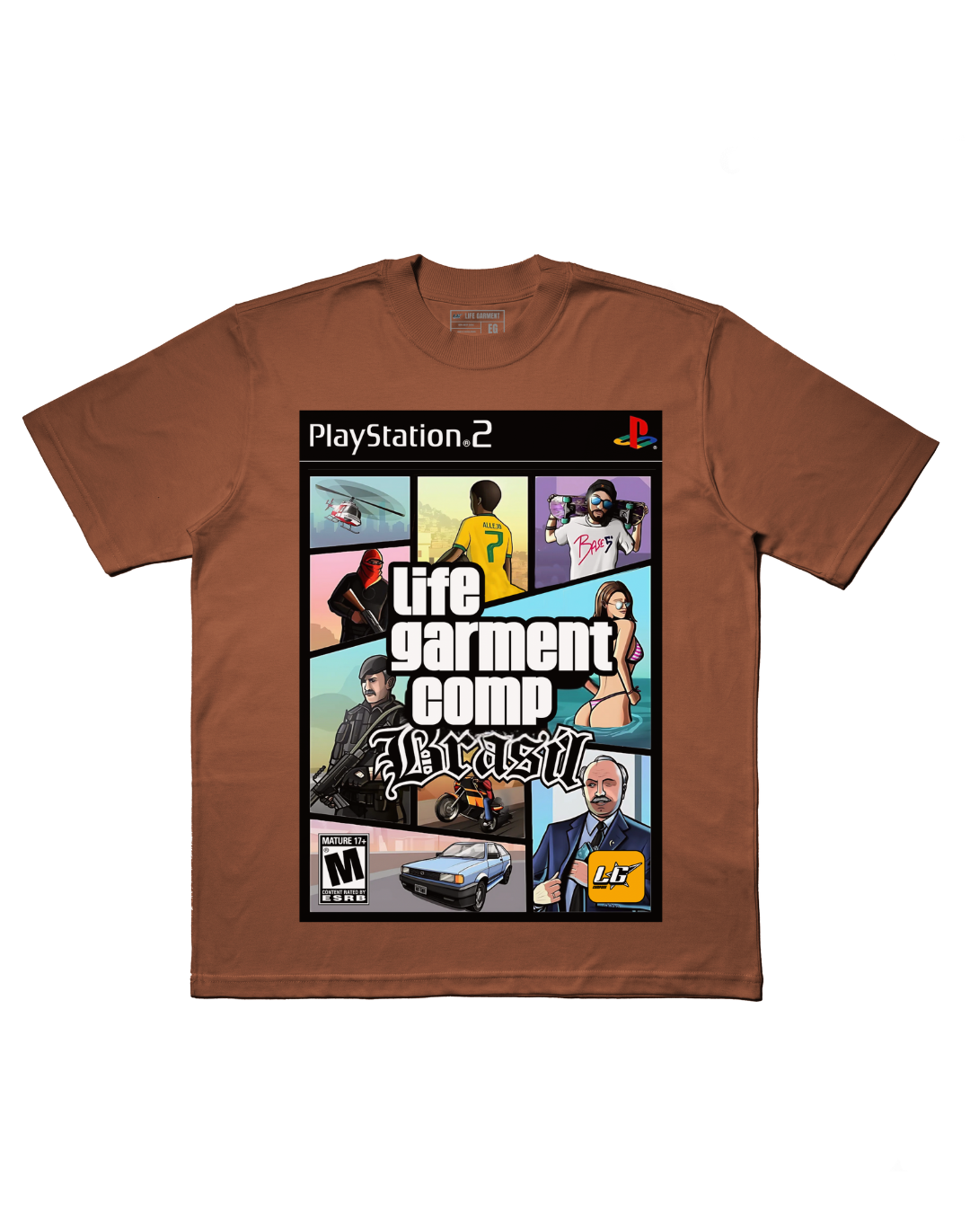 TEE OVERSIZED 'GTA' - FRENTE
